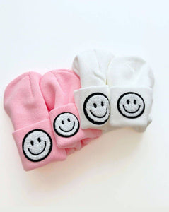 Smiley Baby & Kids' Beanie | White