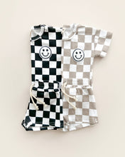 Load image into Gallery viewer, Checkered Shorts Set | Latte
