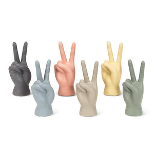 Hand Peace Sign Assorted Colors