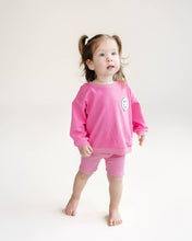 Load image into Gallery viewer, Baby &amp; Kids Biker Shorts Set | Hot Pink
