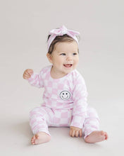 Load image into Gallery viewer, Checkered Smiley Lounge Set | Pink
