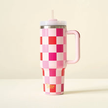 Load image into Gallery viewer, Take Me Everywhere Tumbler - Sweetheart Check
