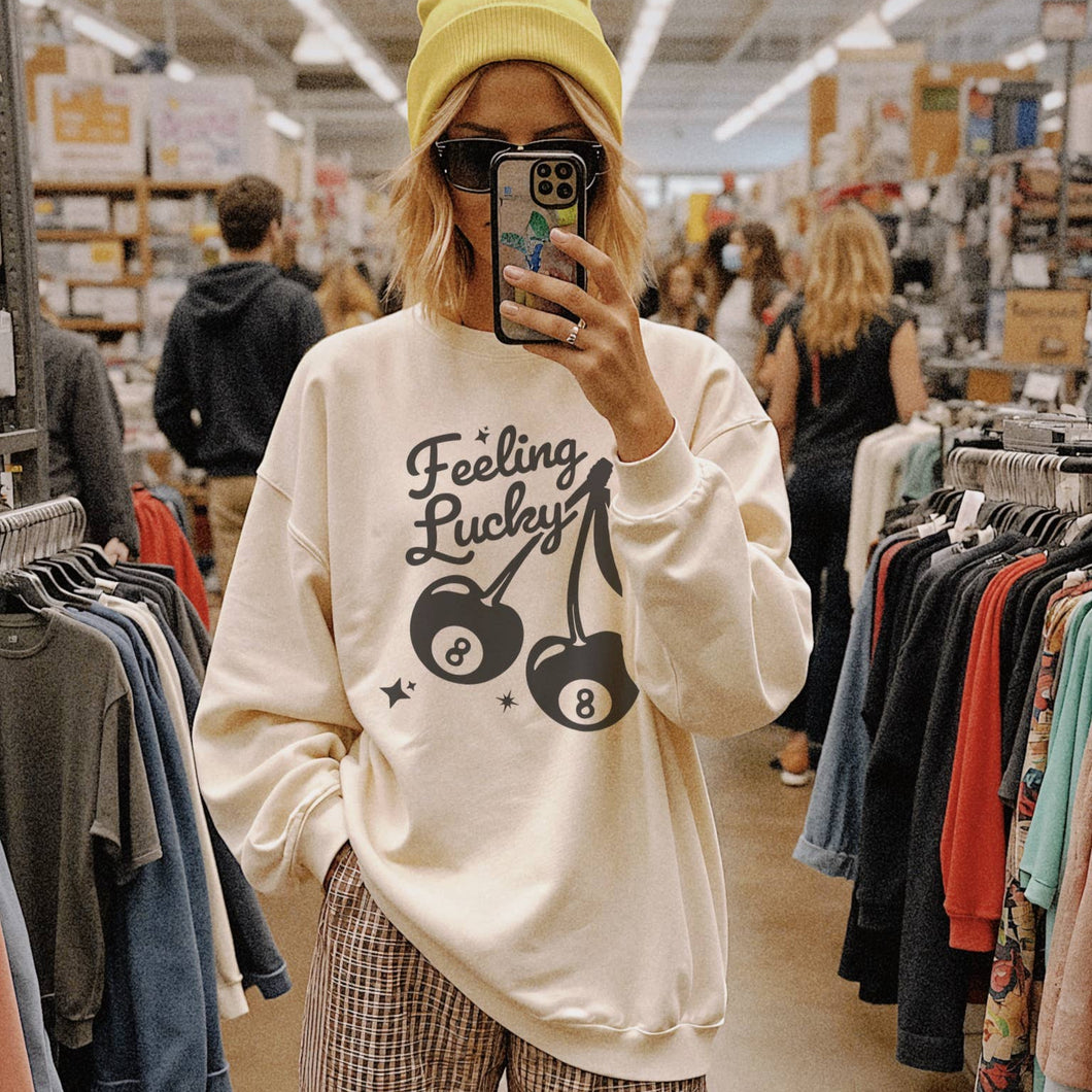 FEELING LUCKY CREWNECK PULLOVER