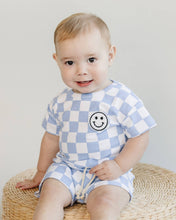 Load image into Gallery viewer, Checkered Shorts Set | Blue
