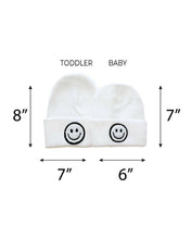 Load image into Gallery viewer, Smiley Baby &amp; Kids&#39; Beanie | White
