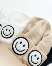 Load image into Gallery viewer, Smiley Baby &amp; Kids Beanie | Beige
