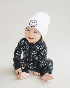 Smiley Baby & Kids' Beanie | White