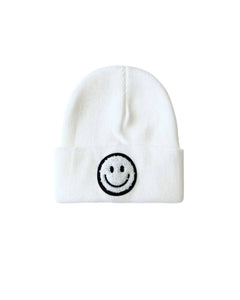 Smiley Baby & Kids' Beanie | White