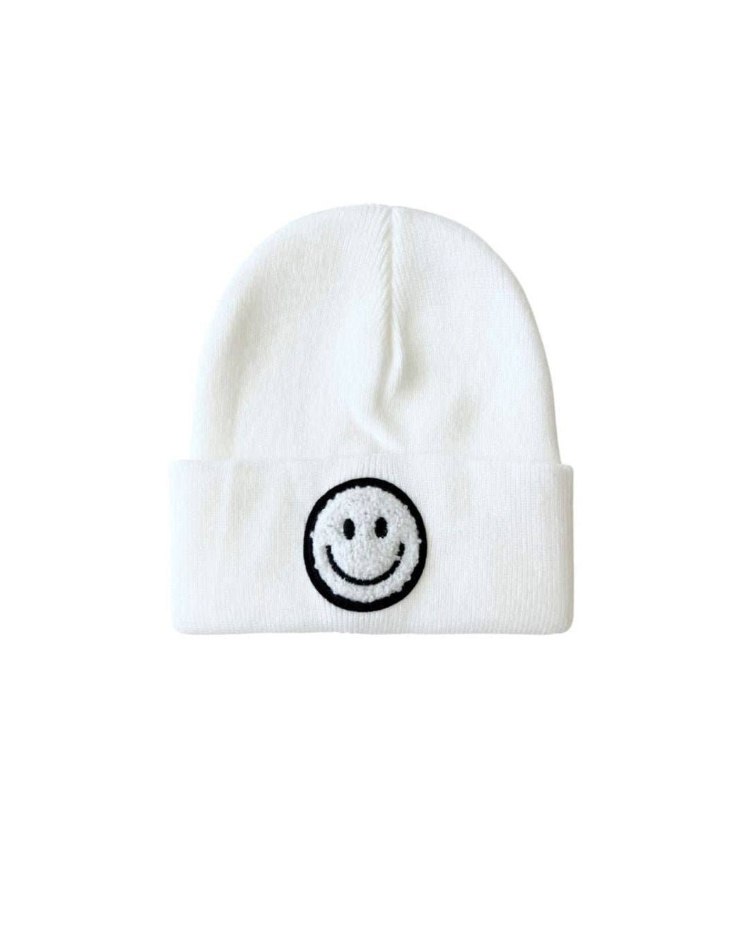 Smiley Baby & Kids' Beanie | White