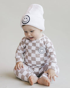 Smiley Baby & Kids' Beanie | White