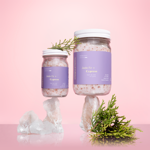 Jade Fir + Cypress Bath Soak - 4 oz & 12 oz