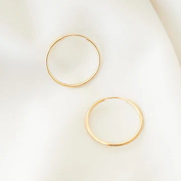 Thin Gold Hoops