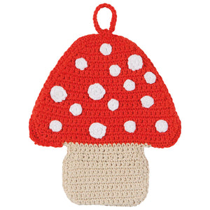 Toadstool Crocheted Trivet