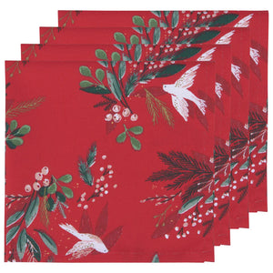 Winterbough Print Napkins Set of 4